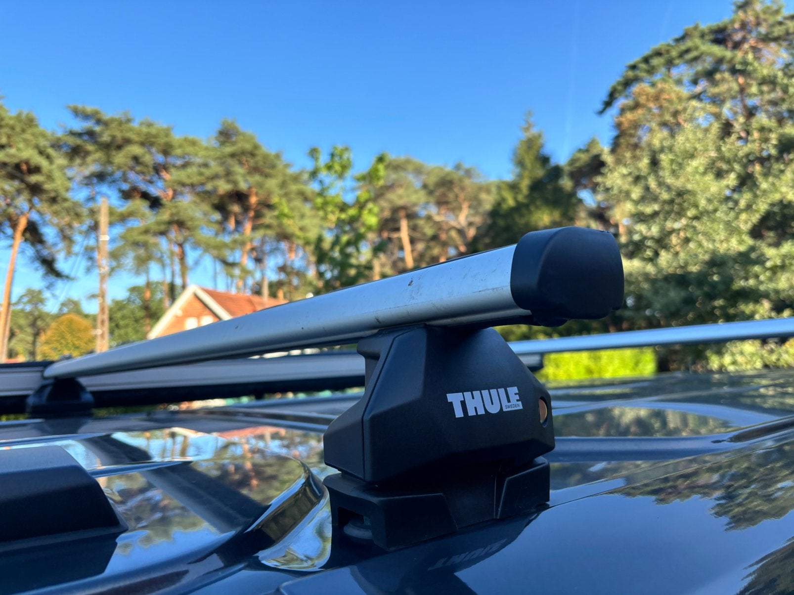 Thule ProBar Evo + adapter ford transit custom, Ophalen, Zo goed als nieuw