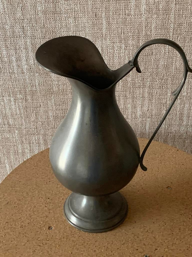 Decoratieve tinnen kan Pragma – 32 cm – peltro 95%, Enlèvement
