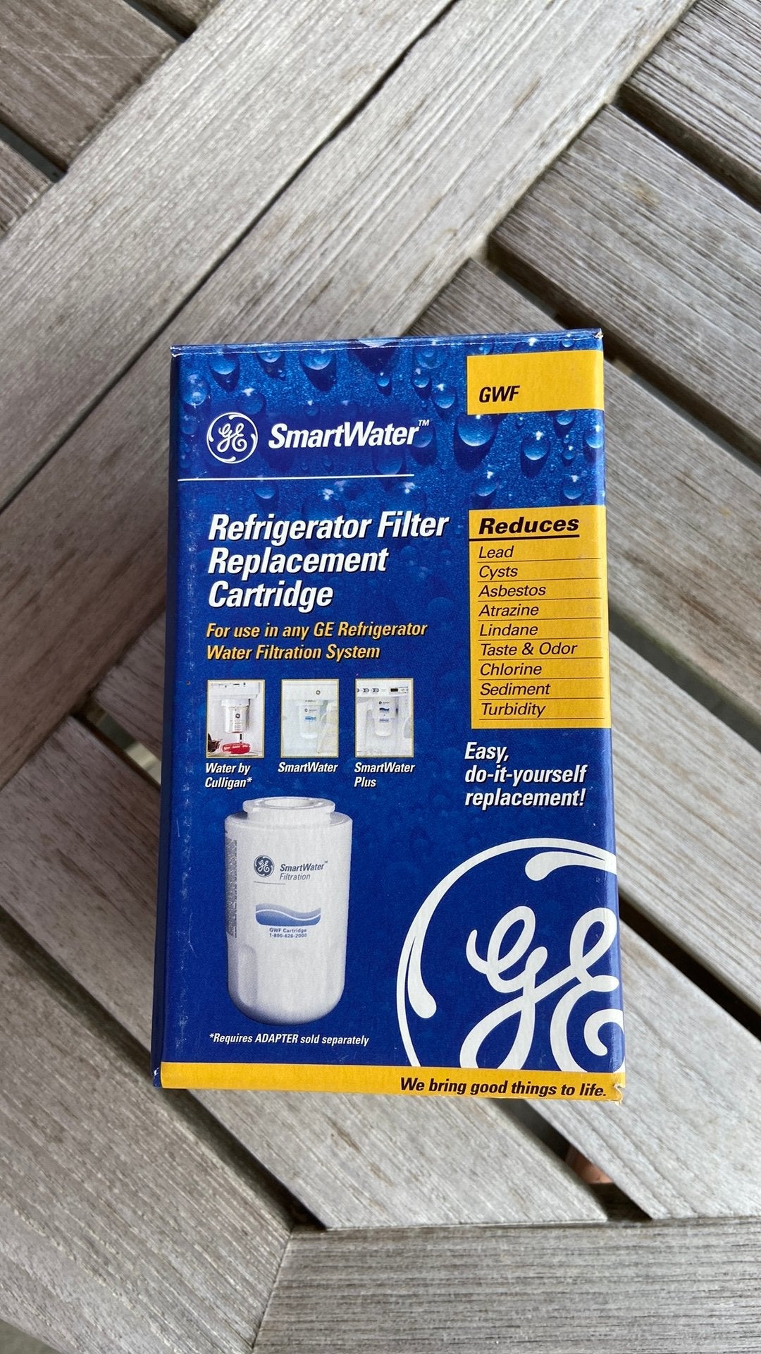 Waterfilter voor frigo General Electric GWF, Ophalen, Nieuw