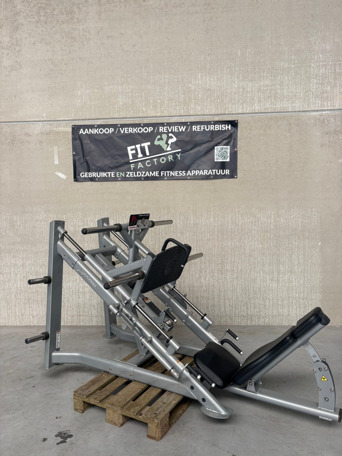 Life Fitness signature leg press, Ophalen, Zo goed als nieuw