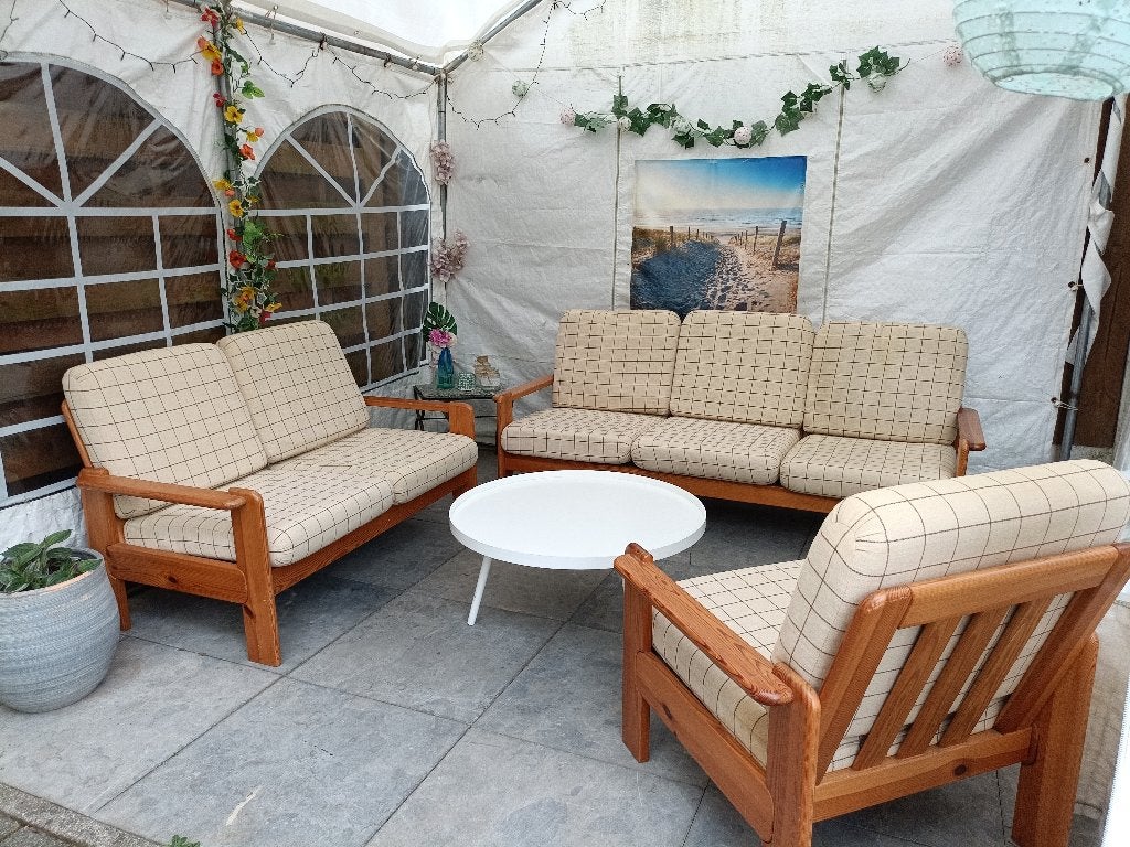 Prachtige tuinset, als nieuwe! (Bezorgoptie), Tuin en Terras, Ophalen, Zo goed als nieuw, Teakhout, Tuinset