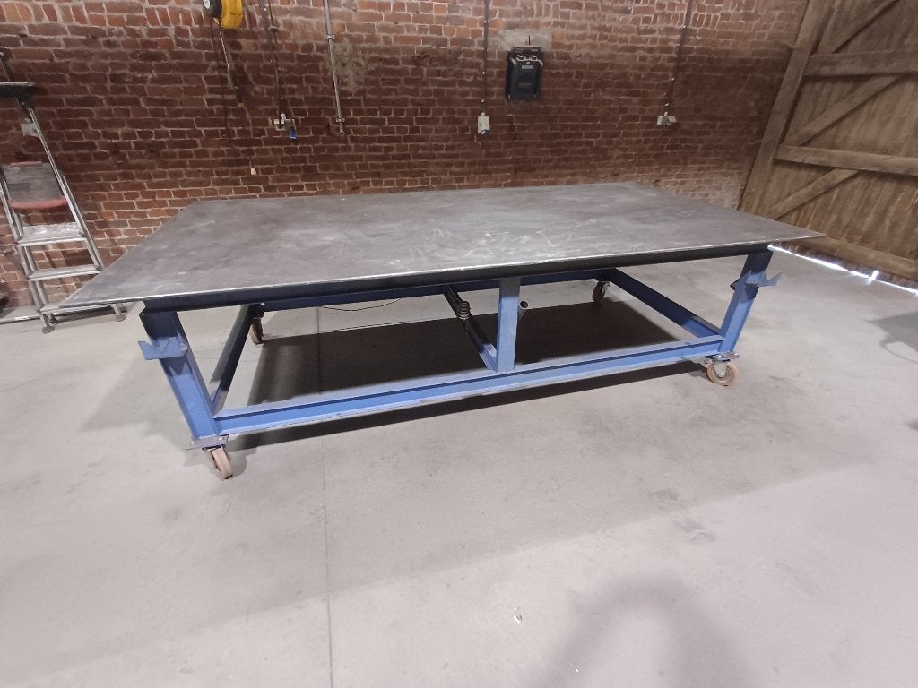 Table de soudure Ultra robuste - 3000/1500mm - Plateau 15mm, Doe-het-zelf en Bouw, Werkbanken, Ophalen, Zo goed als nieuw