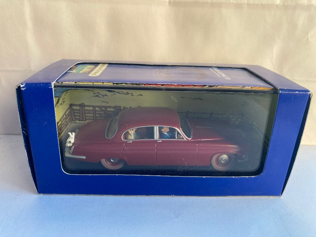 Tintin, le jaguar du docteur Müller, Les roches noires, 1:43, Enlèvement ou Envoi, Tintin, Comme neuf, Statue ou Figurine