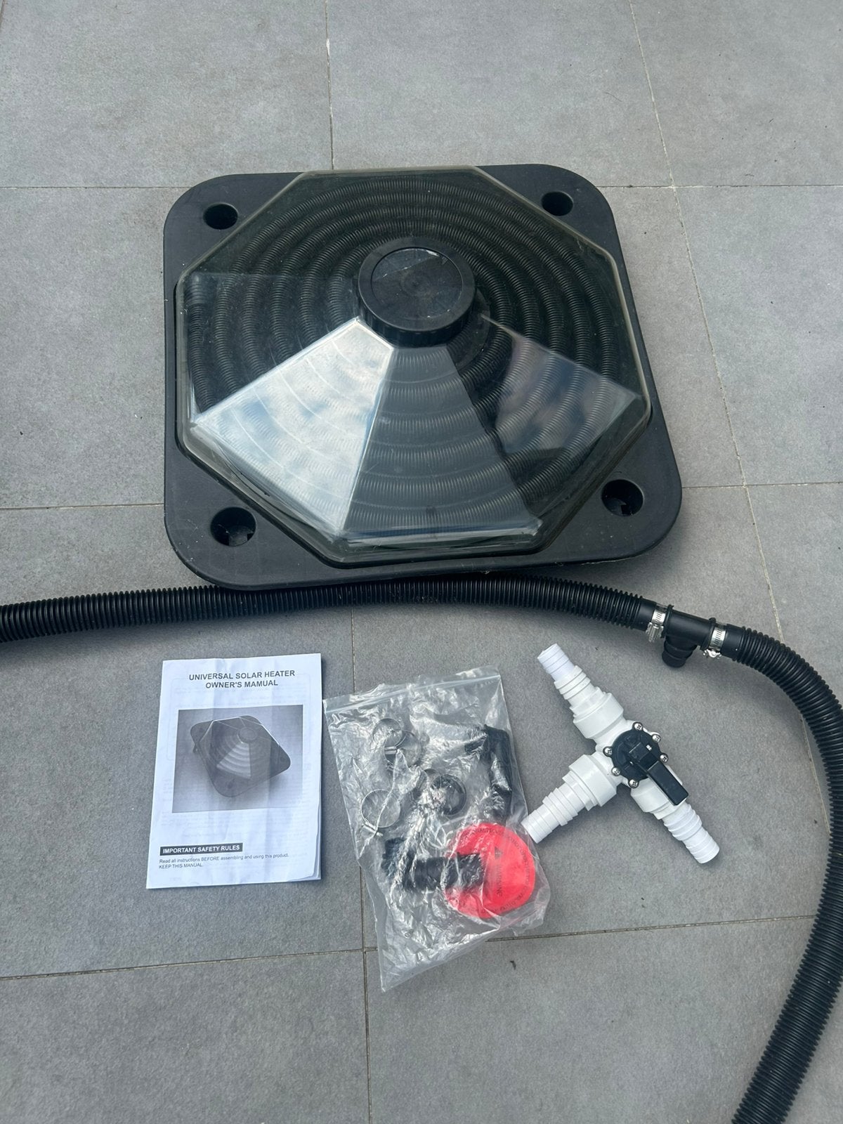 Solar heater zwembad, Ophalen, Zo goed als nieuw