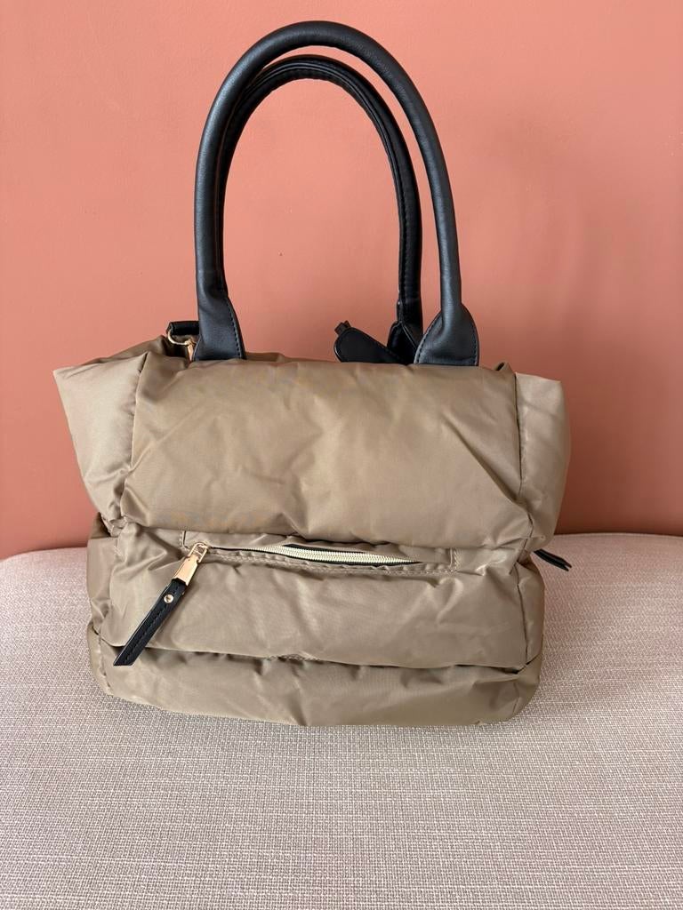 Handtas, draagtas, Ophalen, Gebruikt, Beige, Handtas