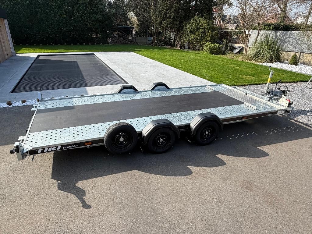 Autotransporter Tiki Treiler 3.500 kg, Ophalen, Zo goed als nieuw