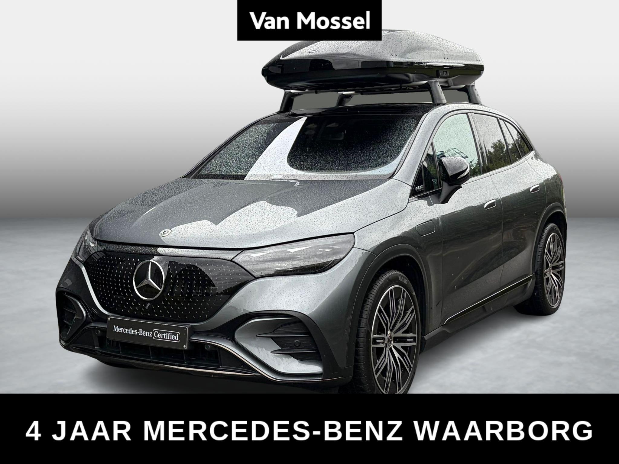 Mercedes-Benz EQE 350+ AMG Line SUV + DIGITAL LIGHT + PANO D, Auto's, Automaat, 96 kWh, SUV of Terreinwagen, Zilver of Grijs