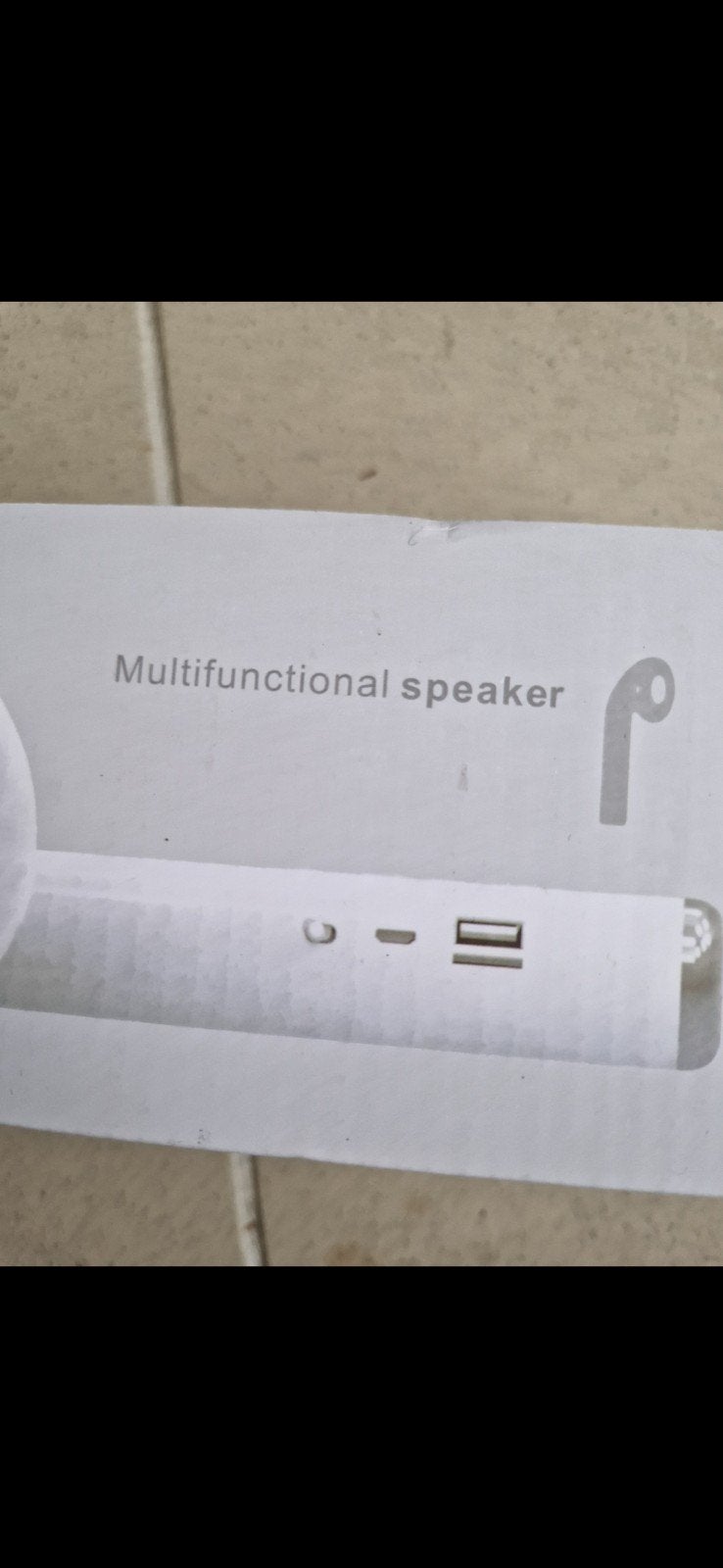 Bluetooth speaker, Audio, Tv en Foto, Luidsprekerboxen, Ophalen, Nieuw, Bluetooth, Draagbare speaker
