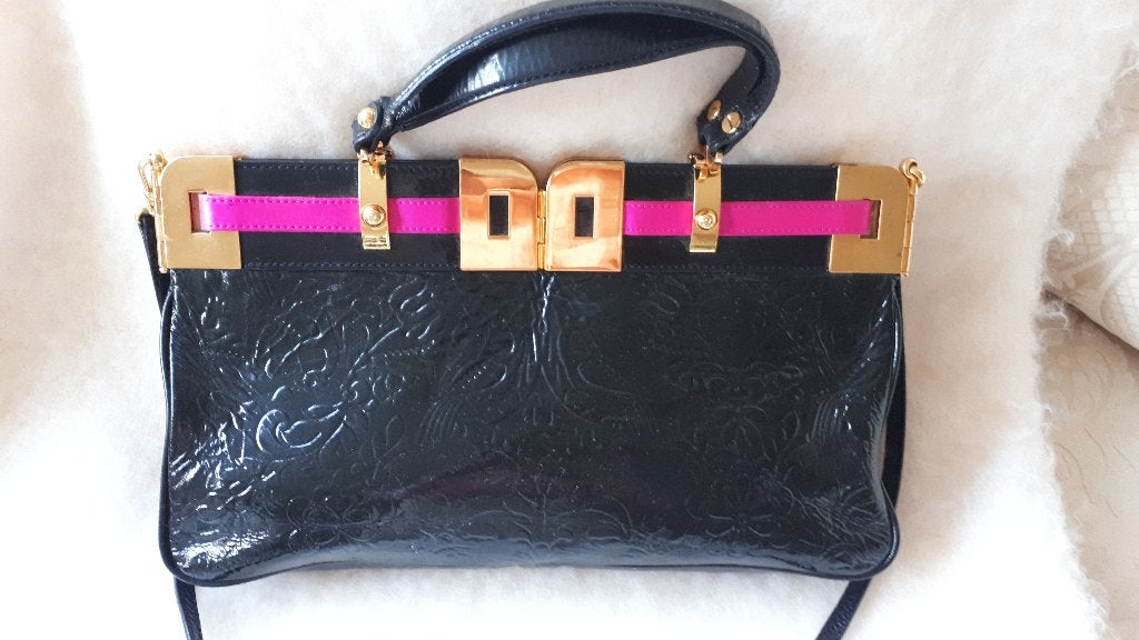 Christian Lacroix damestas, Handtassen en Accessoires, Ophalen, Zo goed als nieuw, Zwart, Handtas