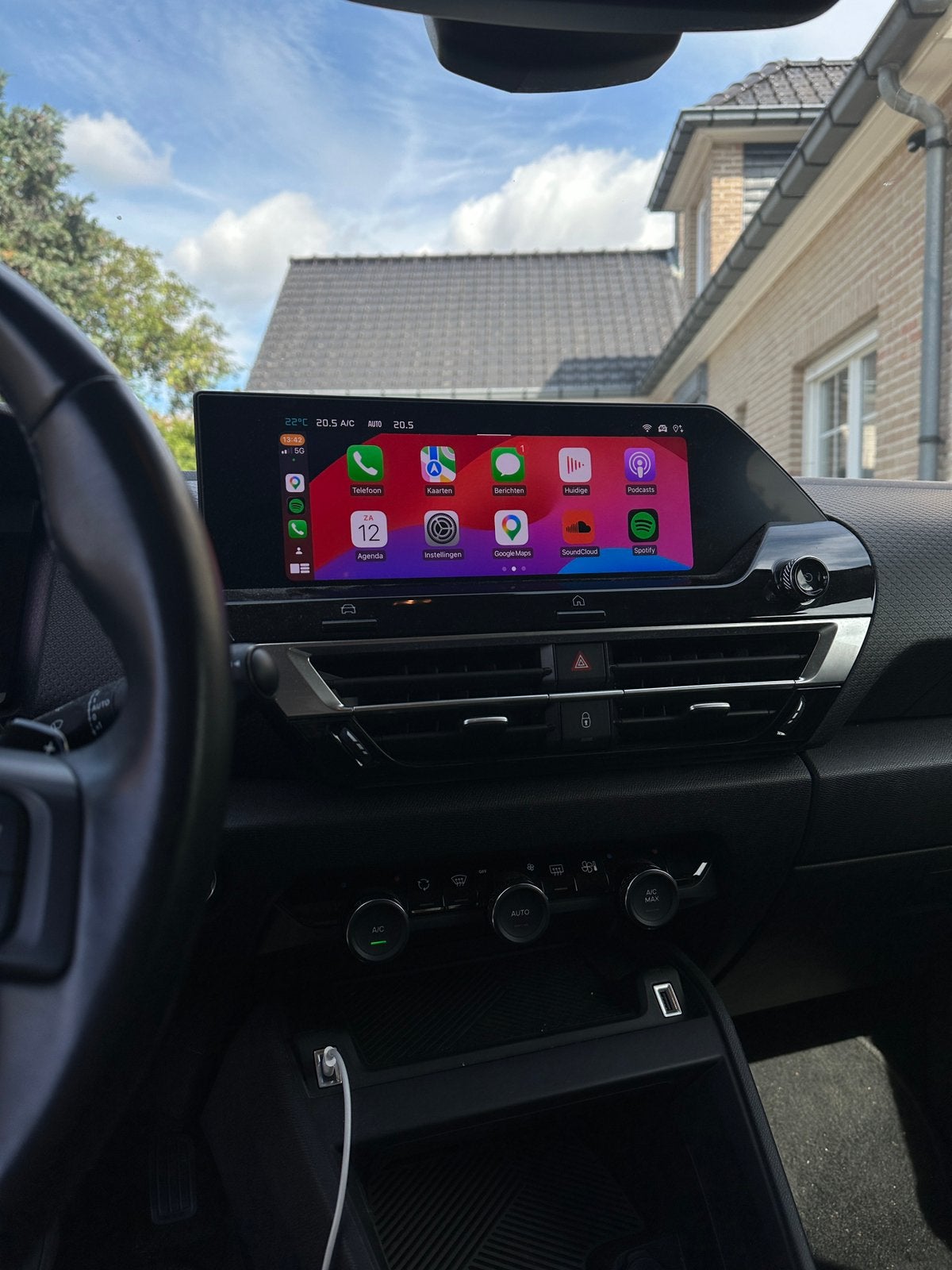 CITROËN C4 TE KOOP, Auto's, Automaat, Leder en Stof, 96 kW, 5 zetels