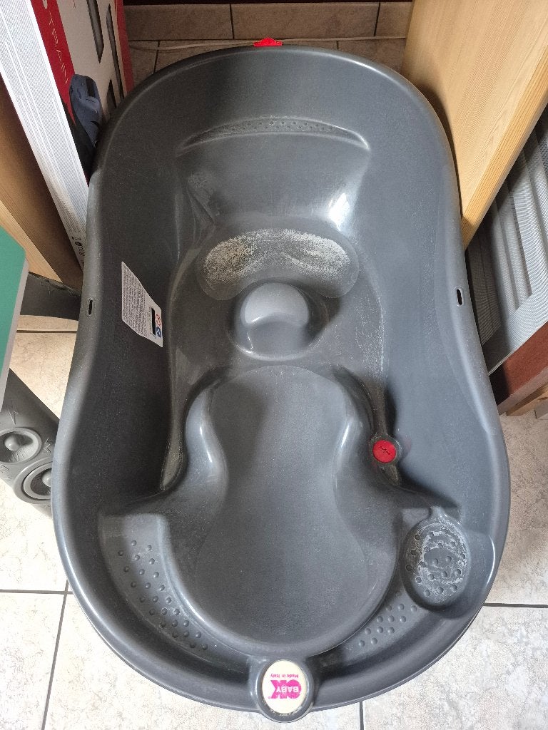 Ok baby - Baignoire onda anthracite (sans les supports), Enfants & Bébés, Enlèvement, Comme neuf, Baignoire, Autres marques