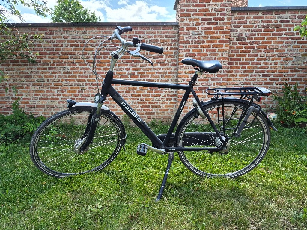 Herenfiets, Fietsen en Brommers, Ophalen, Gebruikt, Versnellingen, 57 tot 61 cm