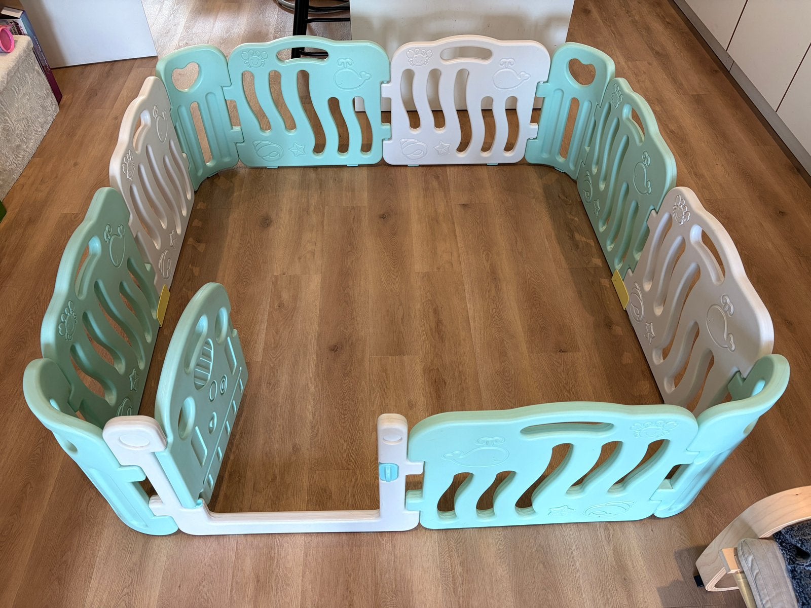 Bac à sol/boîte de jeu Baby Vivo Milo 170x170 cm, Enlèvement, Utilisé