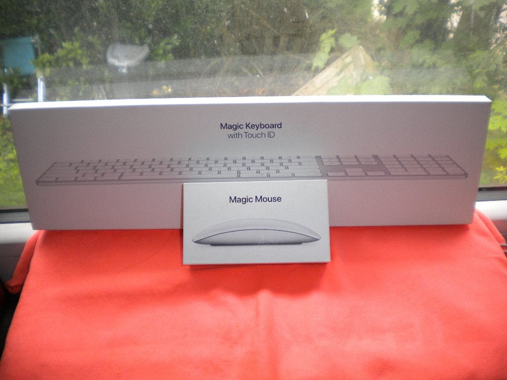 Clavier Azerty Apple Magic avec Touch ID et pavé N°. Blanc, Enlèvement ou Envoi, Neuf