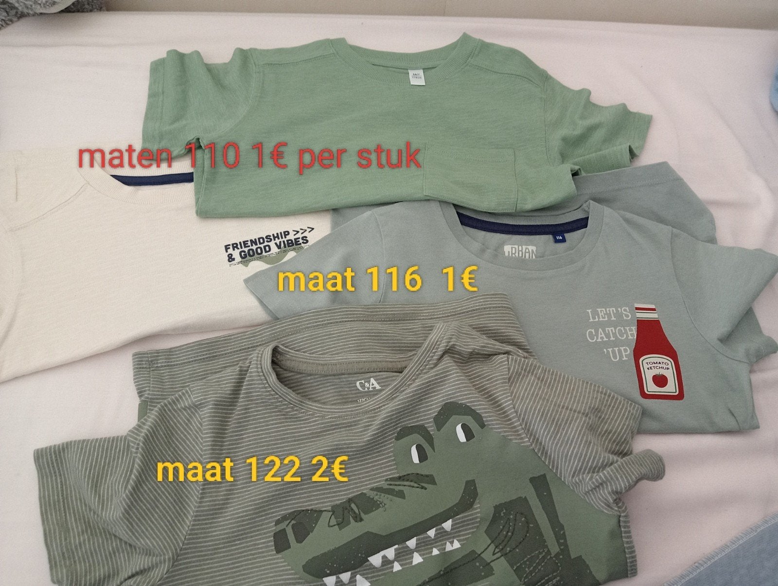 Jongenskleding zomer, Ophalen, Zo goed als nieuw