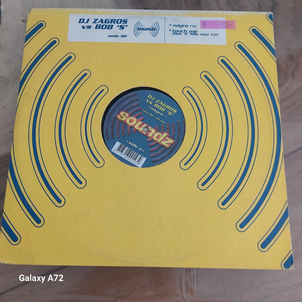 dj zagros vs bob s nayra 12 inch maxi, CD & DVD, Vinyles | Dance & House, 12 pouces, Trance, Enlèvement ou Envoi, Utilisé