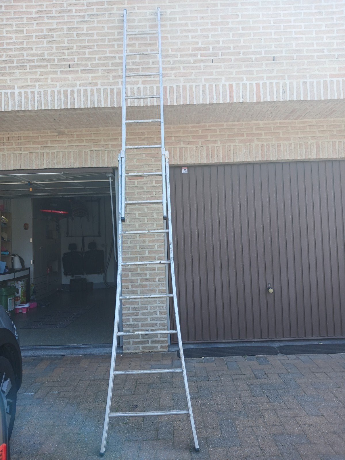 Ladder 4m, Doe-het-zelf en Bouw, Ophalen, Gebruikt, Ladder