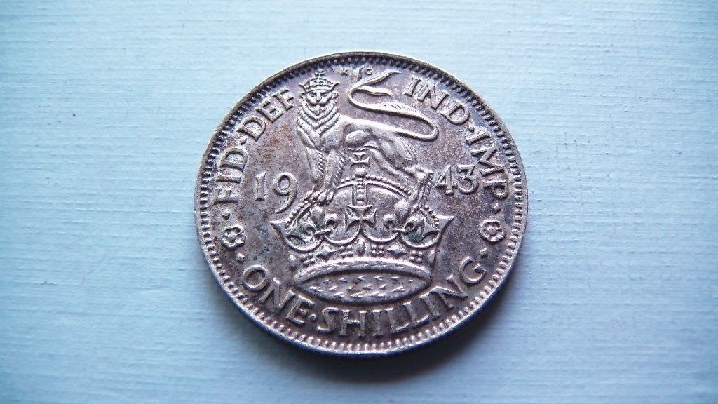 angleterre 1 shilling 1943, Enlèvement
