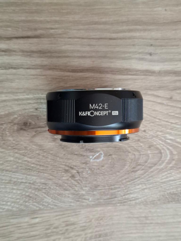 Adaptateur K&F pro pour objectifs Sony E M42- A7 A7c A9, Enlèvement ou Envoi, Comme neuf, Accessoires