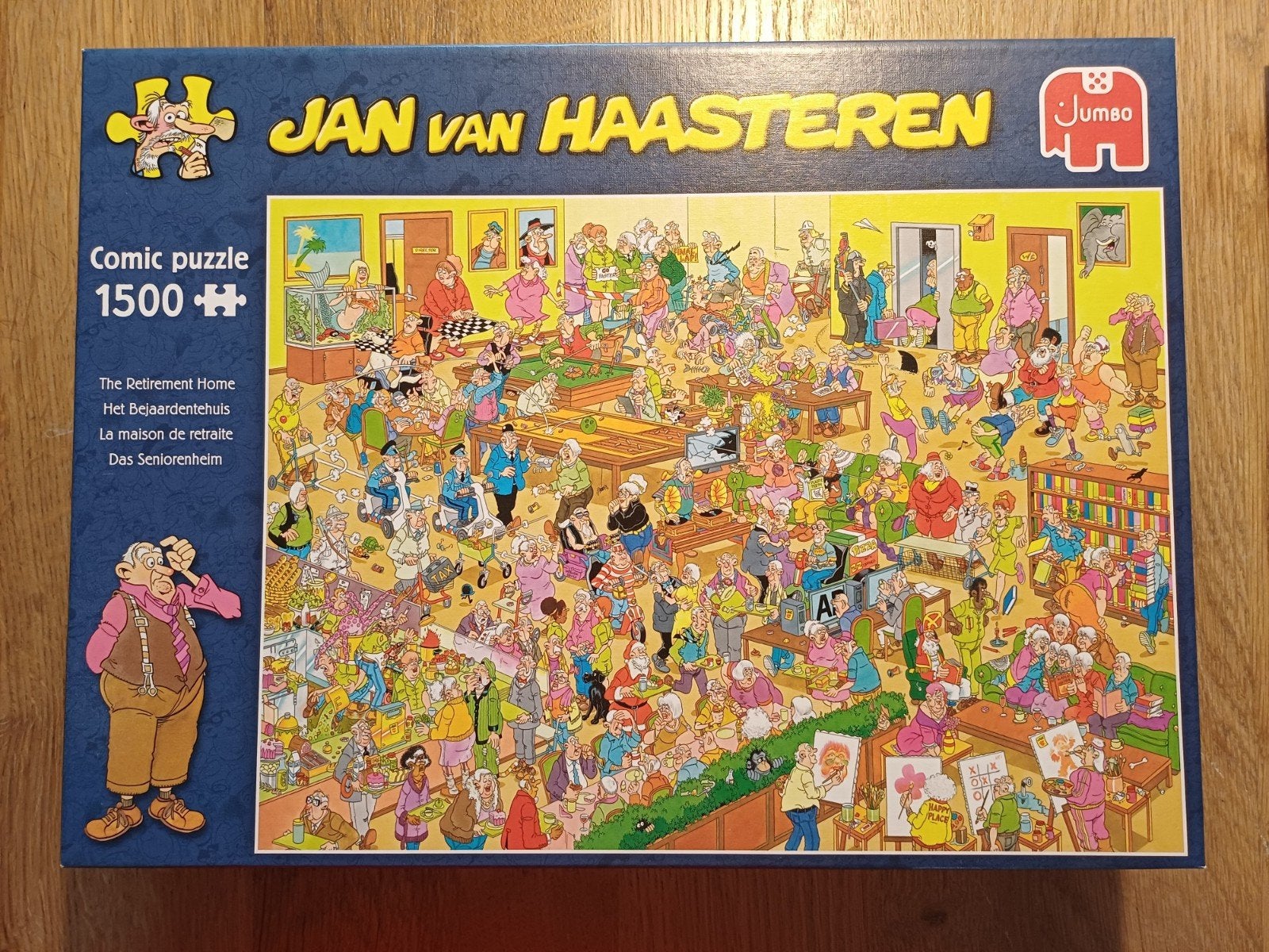 Jan Van Haasteren Het Bejaardentehuis 1500 stuks, Ophalen, Zo goed als nieuw