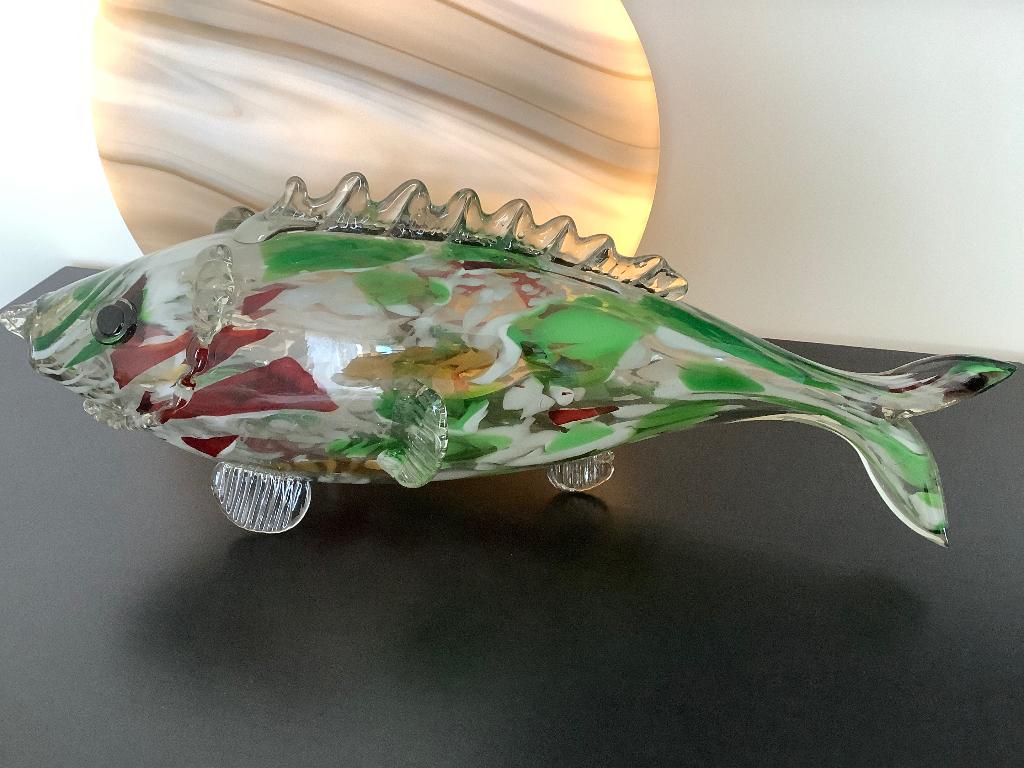 VINTAGE XL MURANO VIS ITALIË JAREN 60&70., Enlèvement