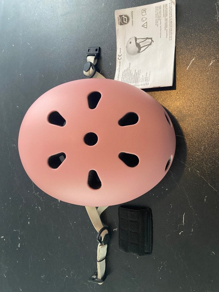Fietshelm roze - Scoot and ride 45-51 cm, XXS, Jongen of Meisje, Ophalen of Verzenden, Zo goed als nieuw