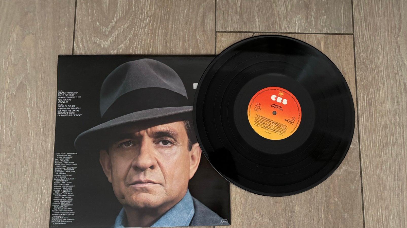 LP Johnny Cash (Johnny 99), Enlèvement, Comme neuf, LP