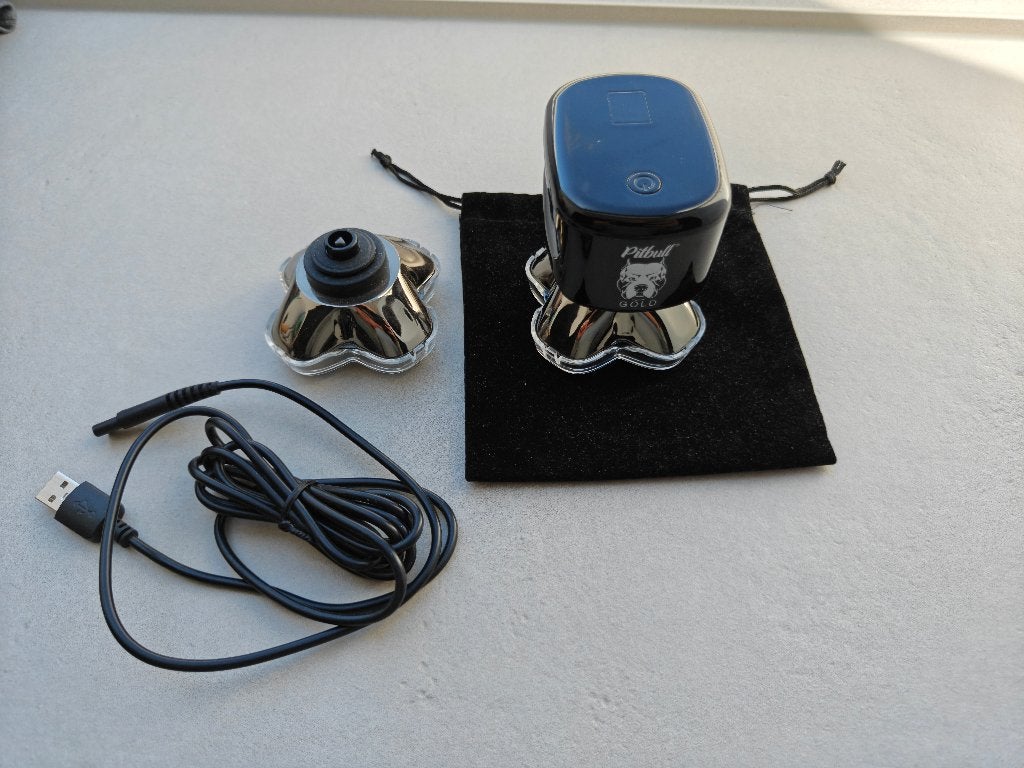 Skull Shaver Pitbull Gold, Ophalen of Verzenden, Gebruikt, Scheren en Epileren
