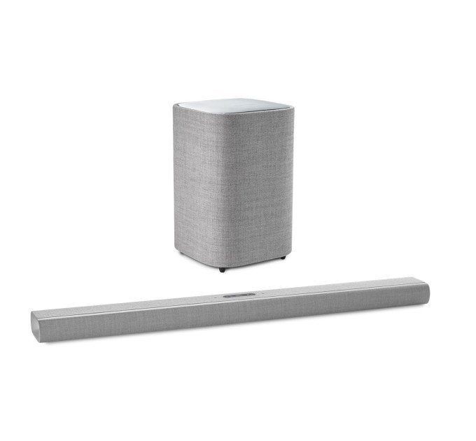 Harman kardon speaker set met 75 inch phillips tv, Ophalen, Zo goed als nieuw