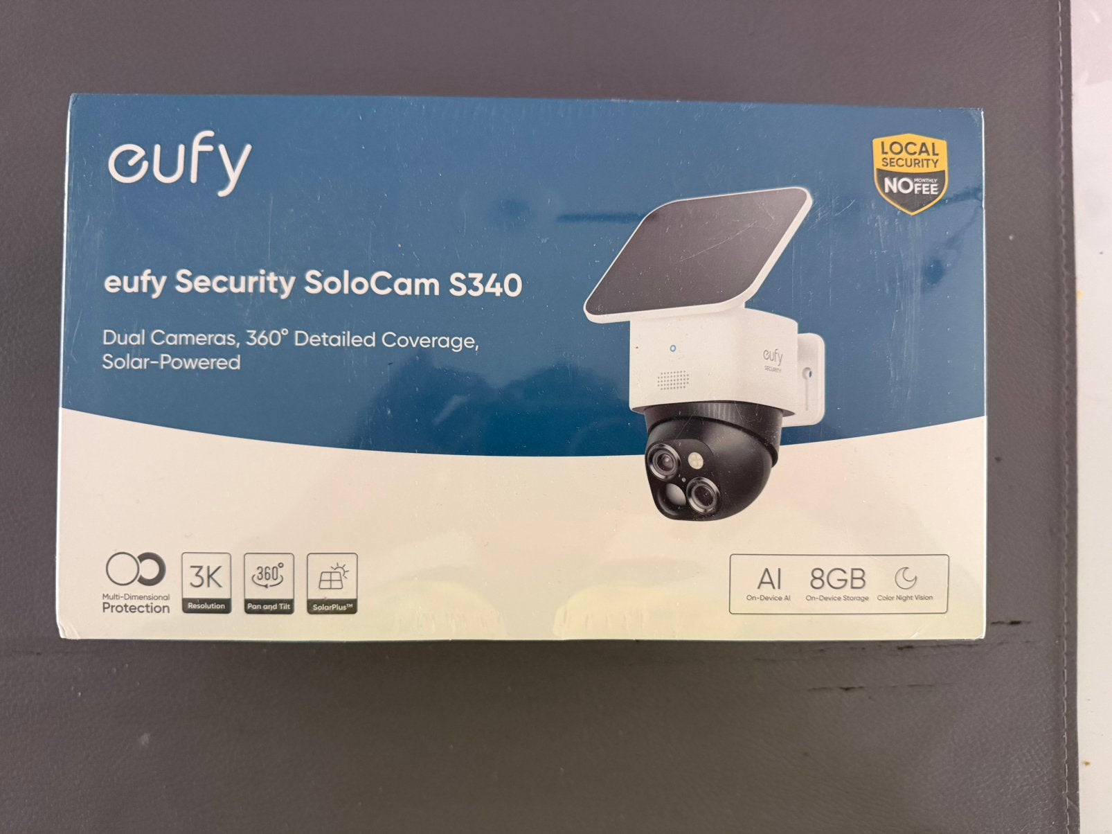 Eufy Solocam S340, Audio, Tv en Foto, Ophalen of Verzenden, Nieuw, Buitencamera