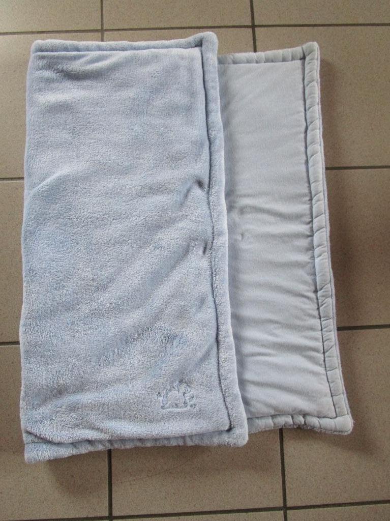 Fleece deken voor babybedje of wiegje - OPRUIM KINDERSPULLEN, Ophalen of Verzenden, Gebruikt, 85 tot 100 cm, Deken