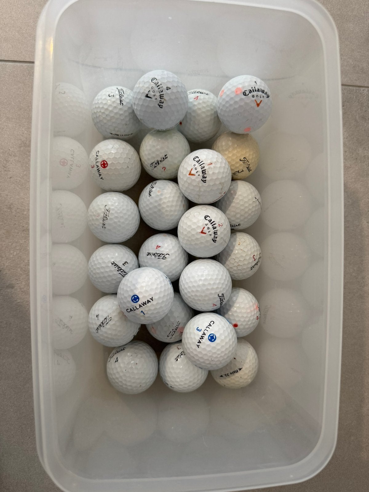 Set van 25 golfballen, Ophalen of Verzenden, Zo goed als nieuw, Bal(len), Callaway