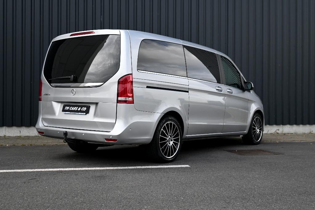 Mercedes V300 240PK / LED, Leder, 360Cam, 2x schuifd, BTW, Autos, Camionnettes & Utilitaires, Cuir, Argent ou Gris, Achat, Euro 6