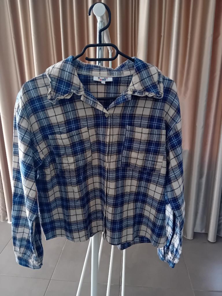 Blouse flanel maat 170, Fish & Chips, Chemise ou Chemisier, Comme neuf, Enlèvement