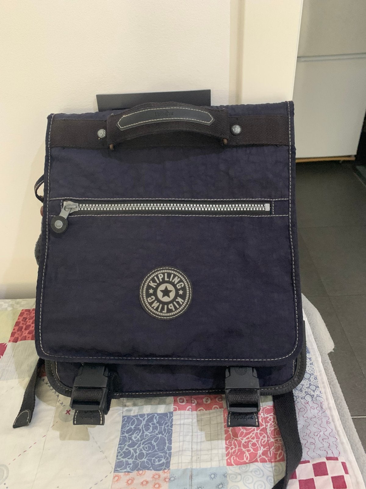 Boekentas kipling, Ophalen, Blauw, Aktetas of Boekentas, 40 tot 50 cm