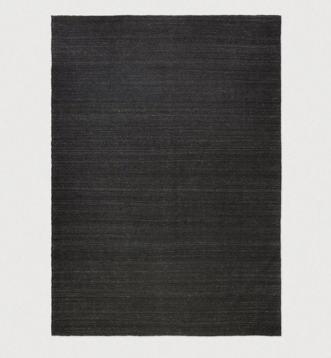 Ethnicraft - Tapis kilim nomad - Chocolat noir 200x300cm, Neuf, 200 cm ou plus, 150 à 200 cm, Enlèvement