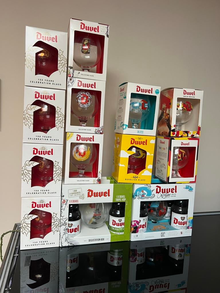 Duvel glazen, Verzamelen, Ophalen