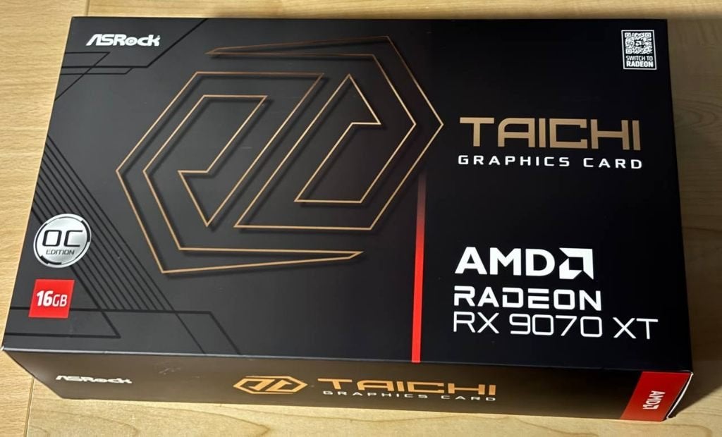 ASRock AMD Radeon RX 9070 XT Taichi 16 Go OC 3100 MHz, Informatique & Logiciels, Enlèvement, Comme neuf, AMD