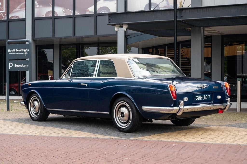 Rolls-Royce Corniche II Coupe (bj 1978, automaat), Auto's, 4 zetels, Blauw, Leder, Bedrijf