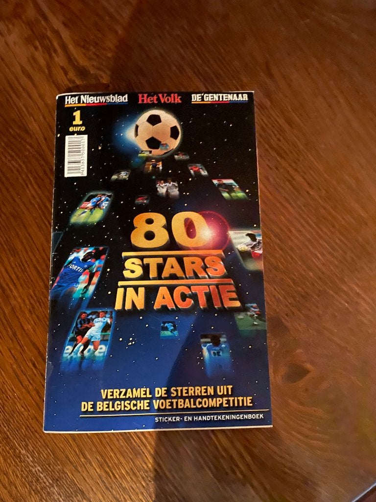 80 étoiles en action, Livres, Envoi, Comme neuf, Album d'images