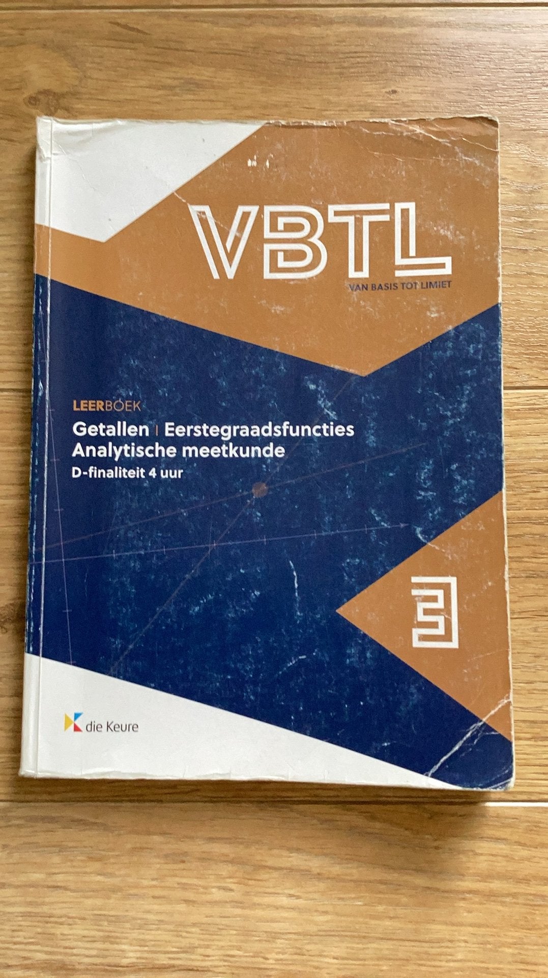 VBTL 3 – leerboek getallen & analytische meetkunde (D – 4 uu, Boeken, Ophalen, Gelezen, ASO, Wiskunde A