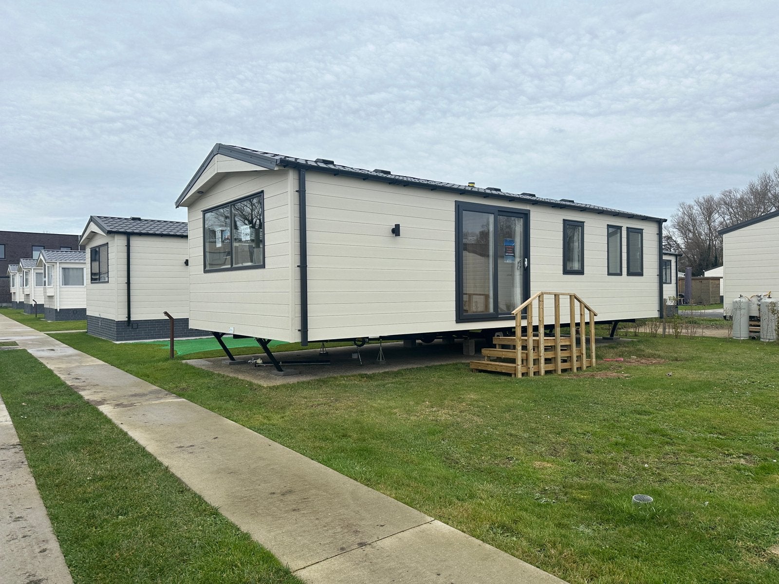 LAATSTE HARMONY 1000x400/2 LOT 430@POLDERPARK 2 NIEUWPOORT, Caravans en Kamperen, Tot en met 4