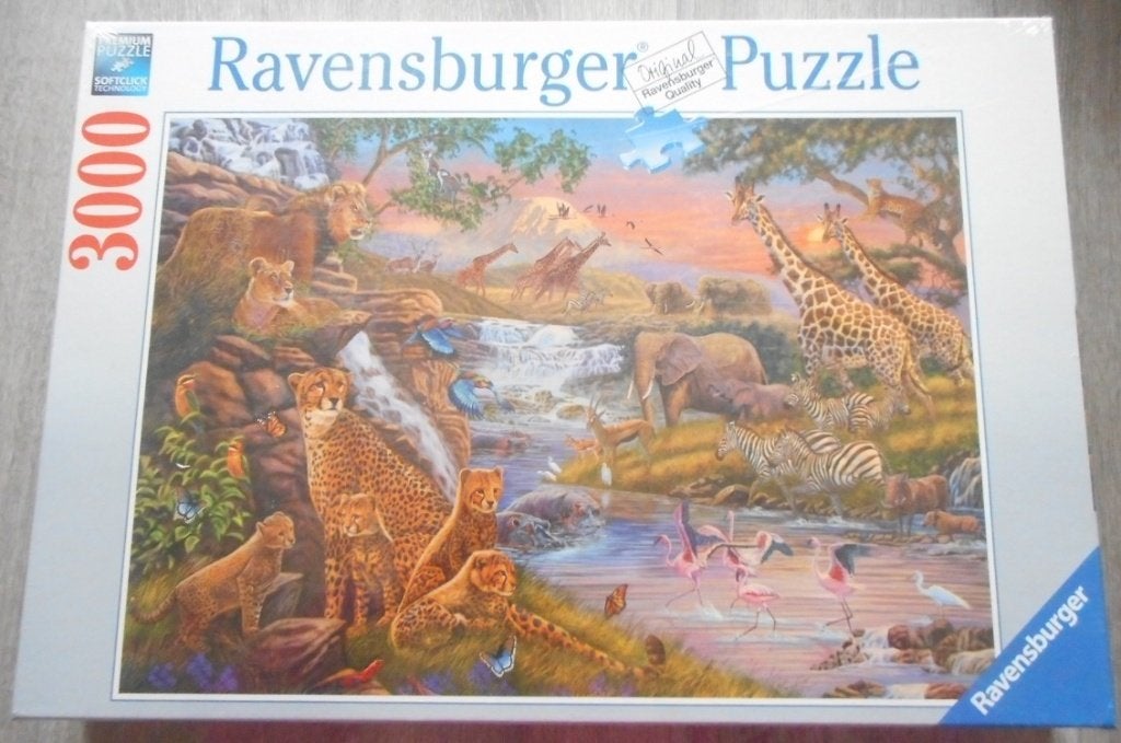 ravensburger puzzel 3000 stukjes dierenrijk nieuw ., Ophalen of Verzenden, Nieuw