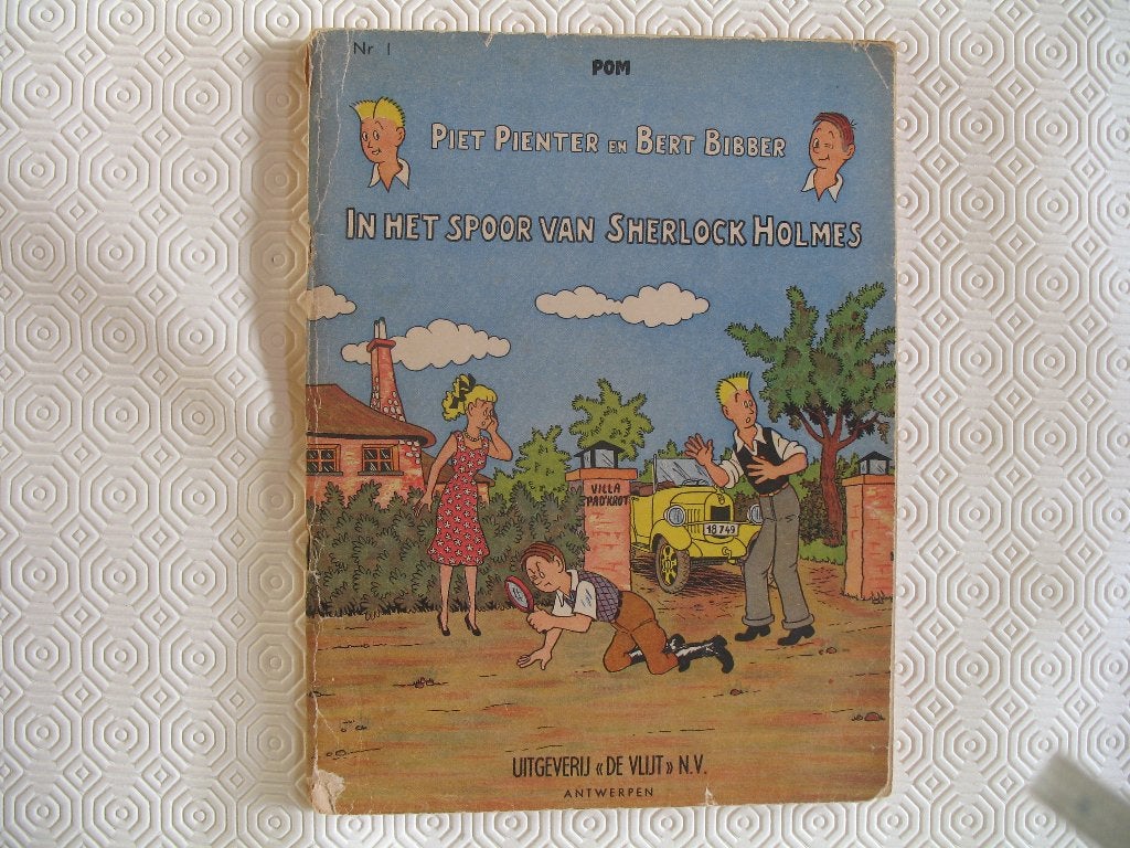 Piet Pienter en Bert Bibber, nr 1, 4de druk 1957, Une BD, Enlèvement ou Envoi
