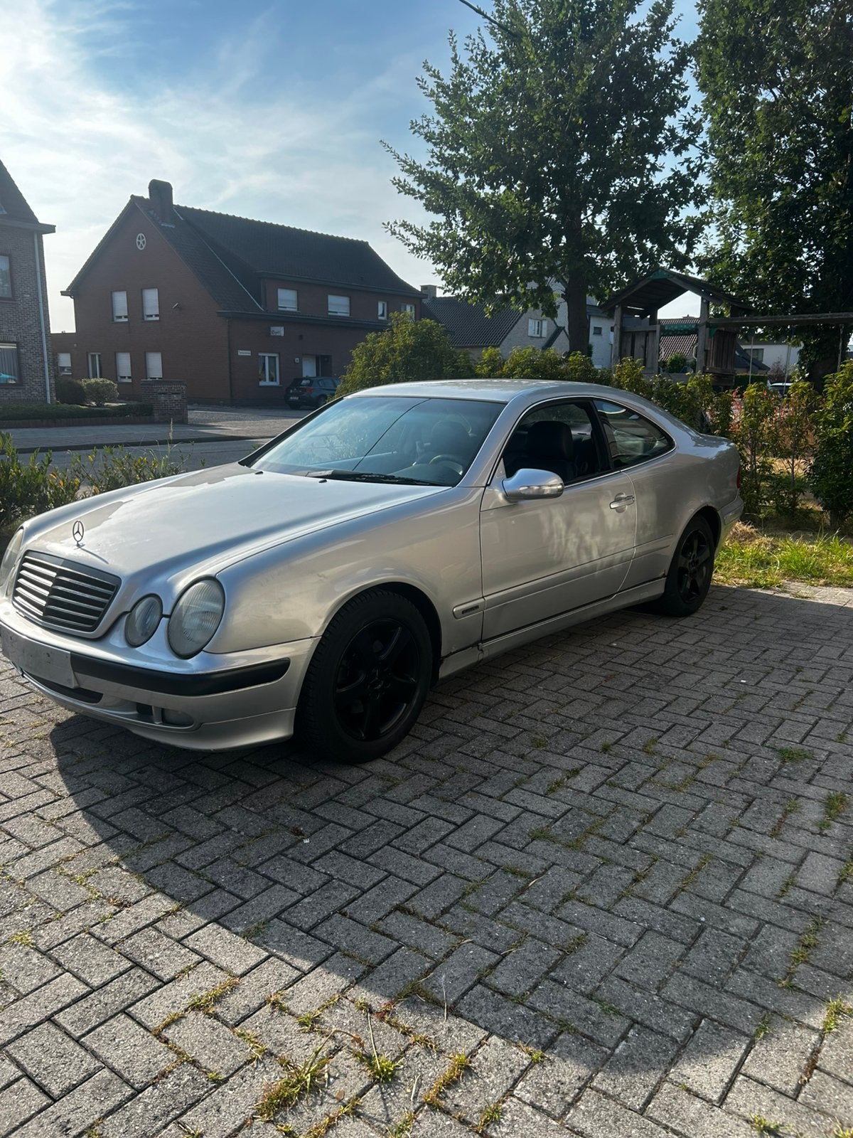 mercedes clk 200 automatic benzine, Automaat, Achterwielaandrijving, Zwart, Leder