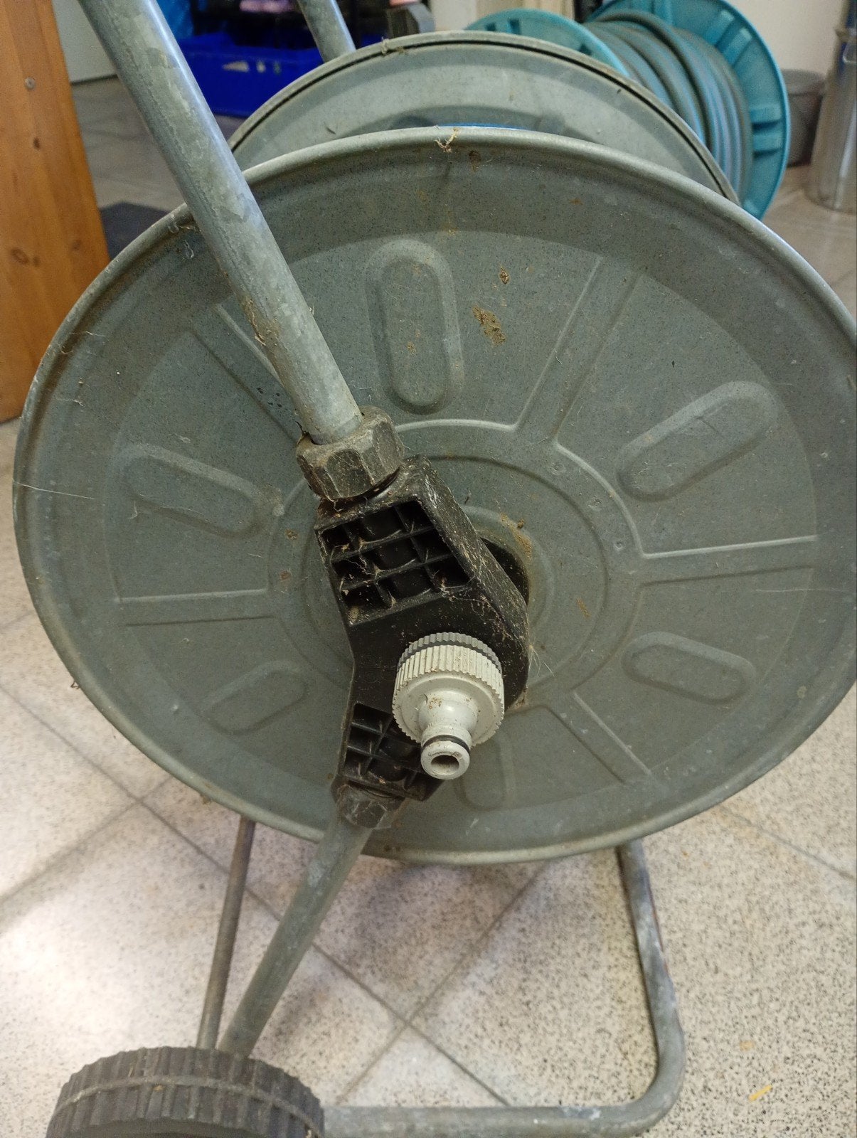 tuinslang haspel 20 m, Ophalen, Gebruikt, Tuinslang