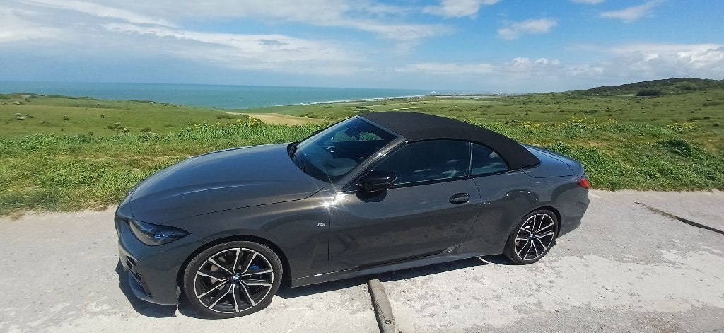 BMW 420i cabriolet, Autos, Cuir, Argent ou Gris, Achat, Cabriolet