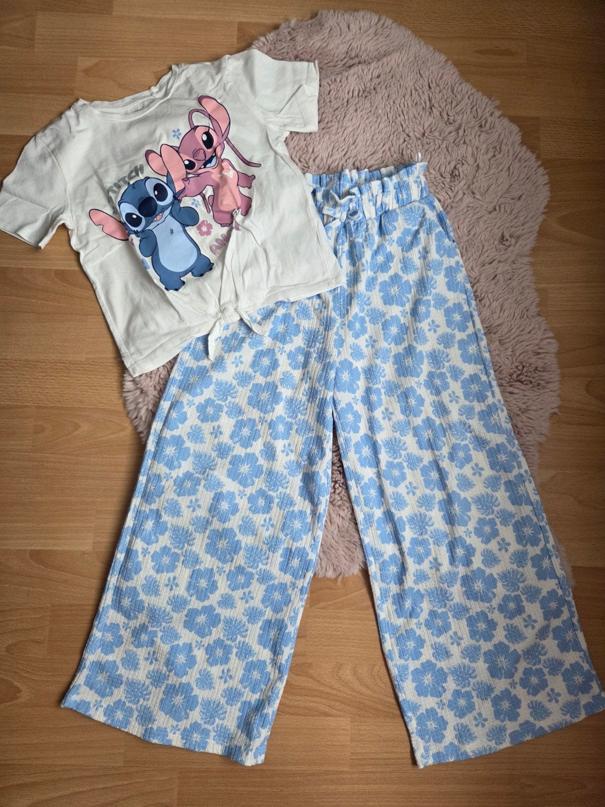 Stitch setje maat 134, Kinderen en Baby's, Kinderkleding | Maat 134, C&A, Meisje, Ophalen of Verzenden, Zo goed als nieuw