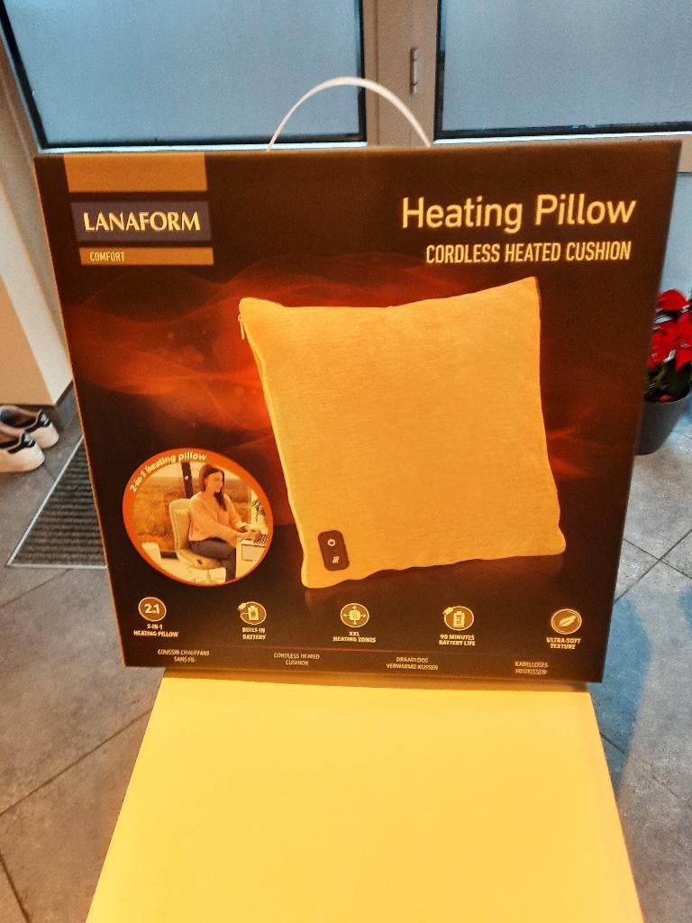 ELEKTRISCH KUSSEN / HEATING PILLOW LANAFORM NIEUW, Enlèvement ou Envoi, Neuf, Carré