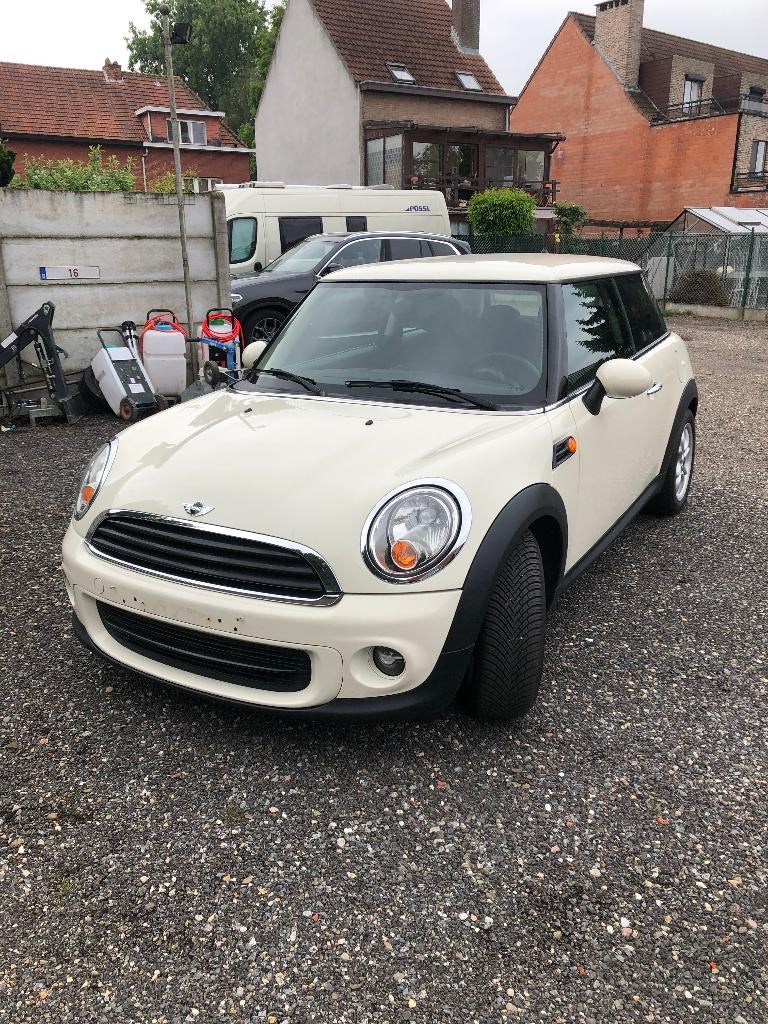 Mini One  2013, Auto's, Euro 5, Zwart, 1600 cc, Wit
